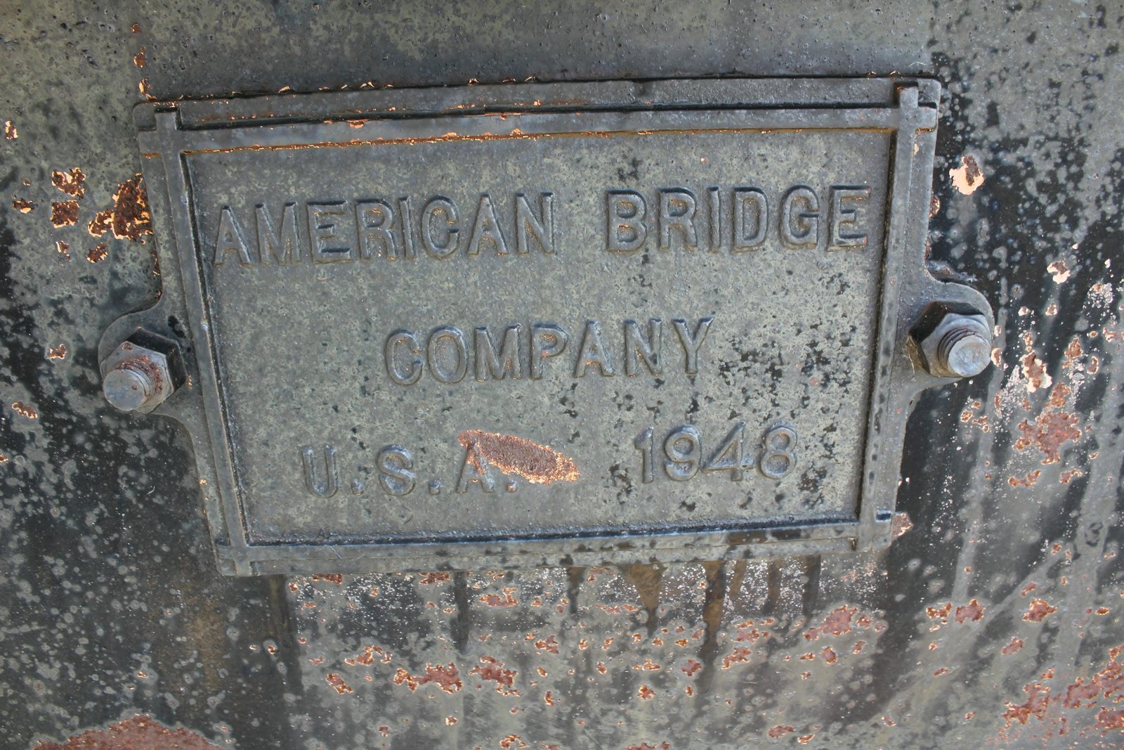 Plaque, east span (span #1)
